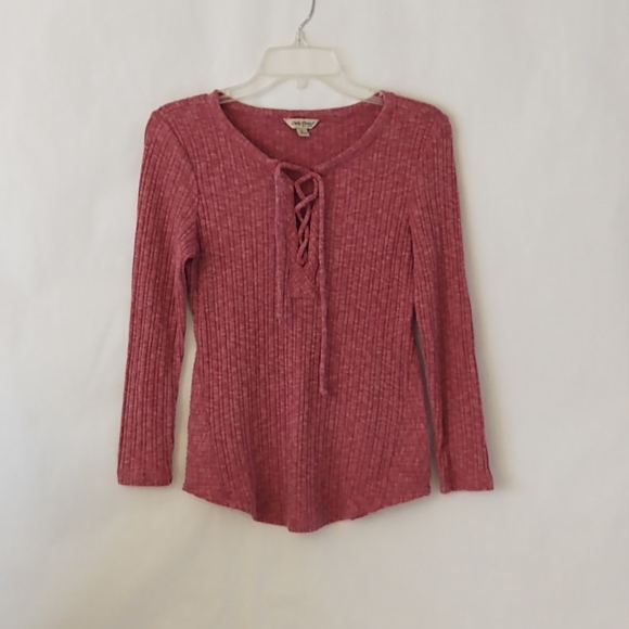 Lucky Brand pink ribbed long sleeve sweater size s - Picture 7 of 7